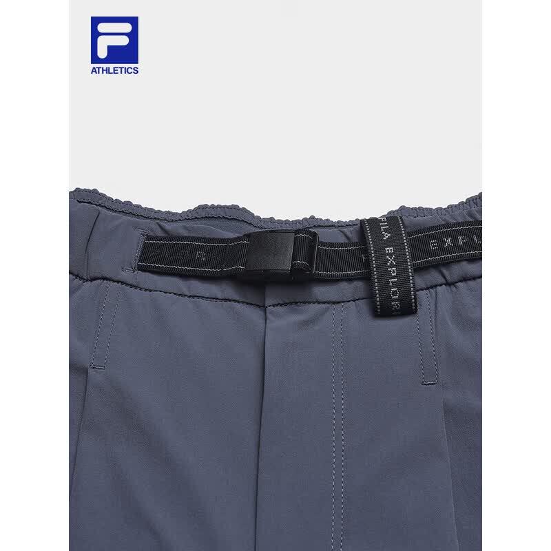 FILA Women's Loose Straight-Leg Woven Trousers