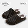 Waterproof Non-Slip Cotton Slippers for Outdoor & Indoor Use, Unisex, Warm for Autumn & Winter.