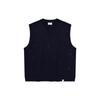 COVERNAT Solid Color Comfortable V-Neck Pullover Straight-Cut Vest Unisex tops Navy-Blue CO2302KT02NA