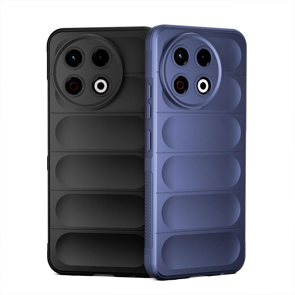 KEYSION Shockproof Matte Phone Case for TECNO Spark 30 Pro 4G Anti-skid Soft Silicone Phone Back Cover for Tecno Spark 20 Pro 4G