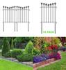 10ft Decorative Garden Fence Animal Barrier Panels Rustproof for Yard Dog Border