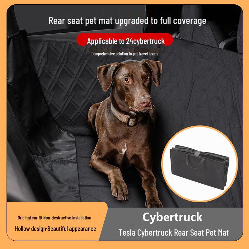 Tesla Cybertruck Rear Seat Pet Mat - Full Coverage Oxford Cloth Cushion