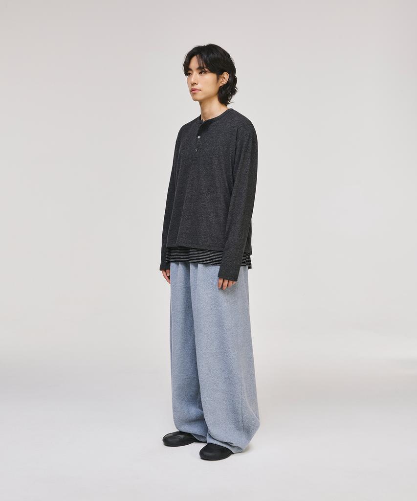 SIGNATURE Wide Polar Fleece Training Pants [Gray]