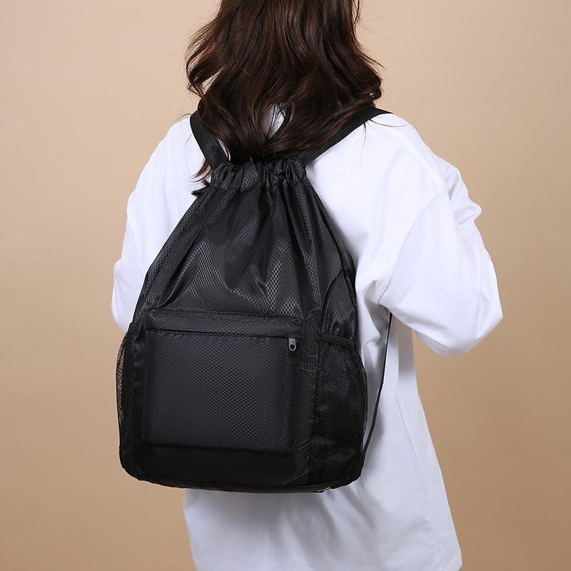 Rucsac sport ușor, impermeabil, cu șnur, pentru sală, baschet și călătorii, unisex