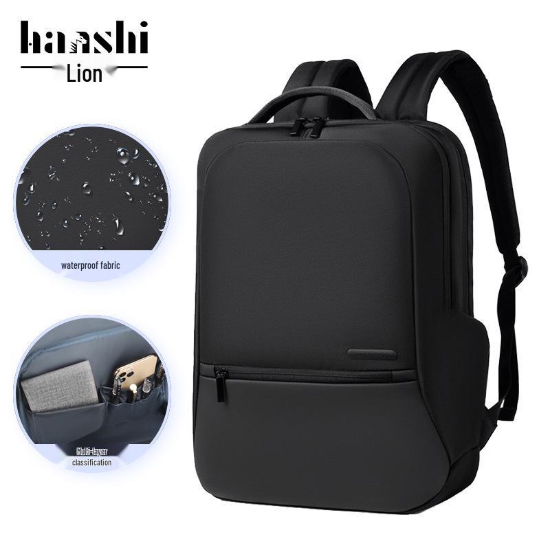 Men's Waterproof Business Backpack - High-End Fashion, Large Capacity, Perfect for Travel and Commute