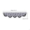 Creepy Halloween Mantel Scarf with Intricate Web Design