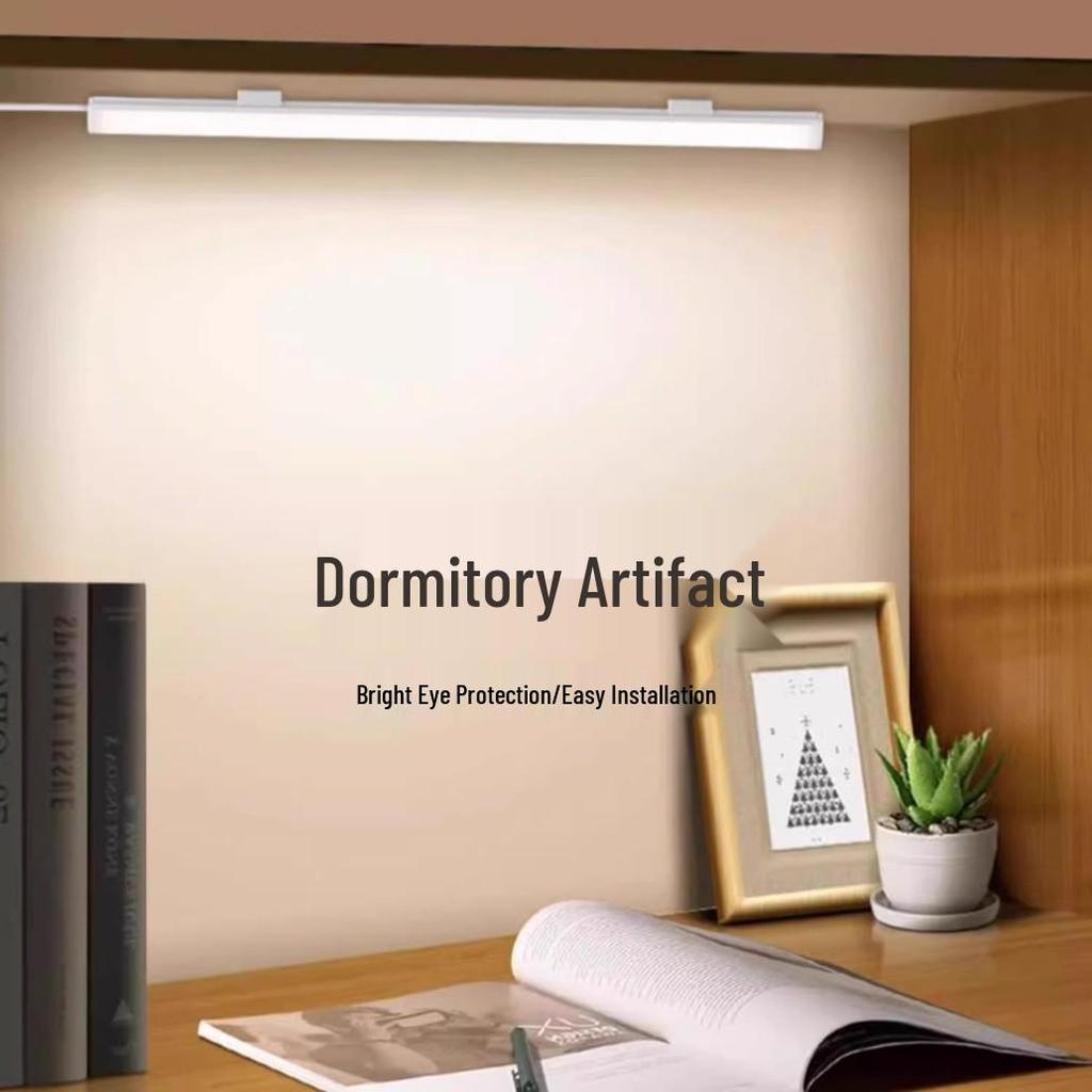 LED Desk and Bedside Lamp with Magnetic Eye Protection and Charging Port