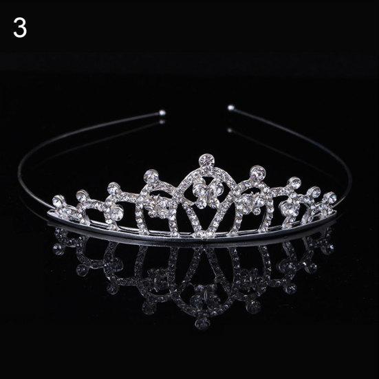 Lovely Crown Rhinestone Kids Girl Princess Tiara Headband Dancing Party Headwear