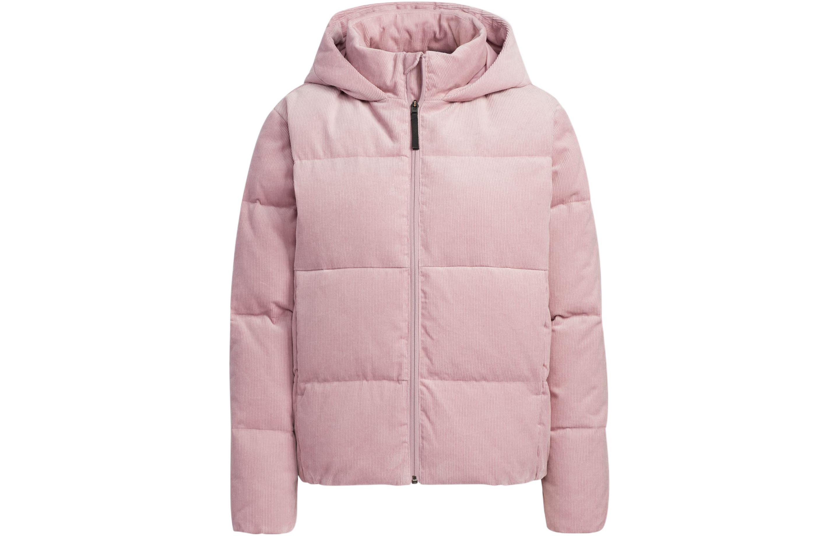 Adidas Down Jackets Women s Purple Hooded Moderate Other HN2113 XS