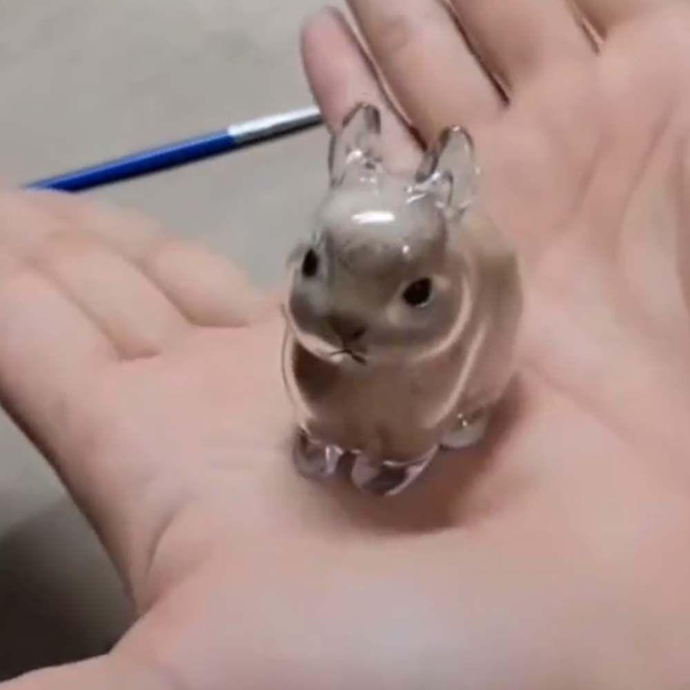 Animal Shaped Cat Hair Storage Capsule Handmade Dog Hair Storage Container  Memorial Key Ring