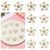 Clothes Decoration Bag Pearl Flower Buttons Crystal Glass Stone Rhinestone Buttons Sewing Buttons