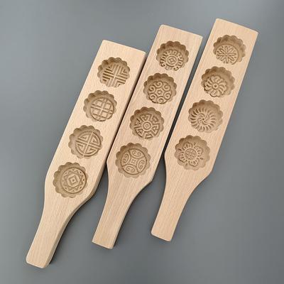 4 Holes Handle Mooncake Mould Multi-Purpose Baking Mold For MoonCake