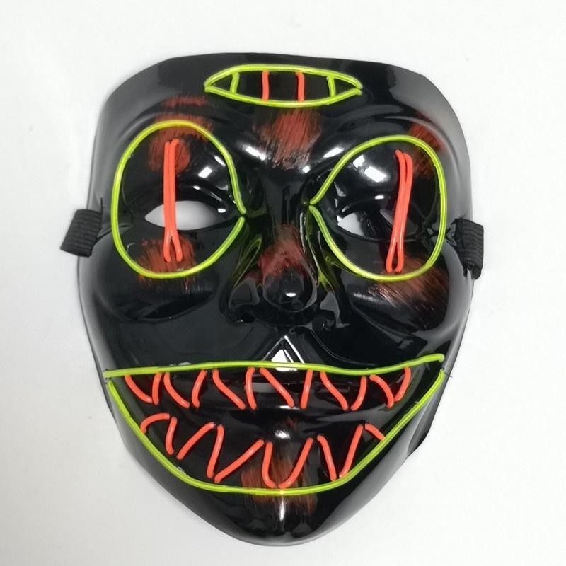 Halloween Masks Human, Face Masks Halloween Theme, Halloween Kids Face Mask Decorative Lighting