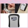 Box Safe Key Secure 4 Digit Combination Wall Mounted Lock Storage Alloy Aluminum