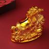 Gold Zodiac Horse Piggy Bank Creative Feng Shui Wealth Symbol Lucky Money Ingots Statues  Home