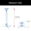 MultiPurpose Projector Bracket for Ceiling and Wall, 43-65cm Extension, Solid 15kg Load Home Theater Accessories
