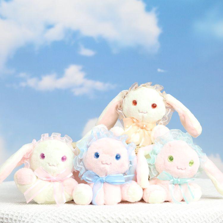 Mini Plush Endearing Rabbit Keychain Doll Soft Toy Colorful Accessory For Bags And Purses