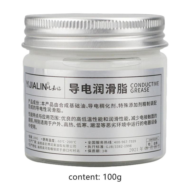 Conductive Grease Electricity Compound Grease 100g Car Electrical Conductive Lubricant Paste For Vehicle Supplies