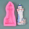 Lighthouse-Candle Mould Silicone Mold Anchor-Sailboat Resin-Casting Mould Homemade-Home Wedding Candle Making Tool