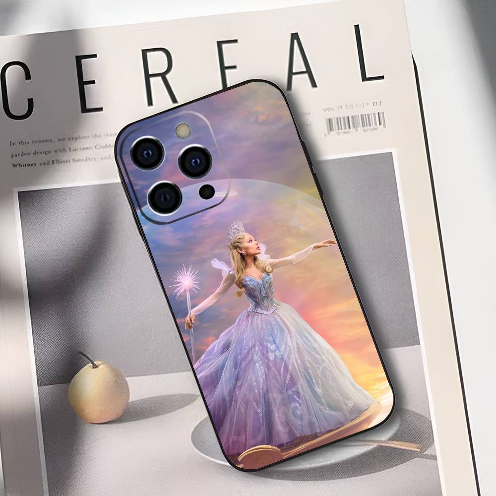 Movie W-Wick-ed Phone Case For iPhone 17,16,15,14,13,12,11 Plus,Pro Max,XS,Soft Silicone Black Cover