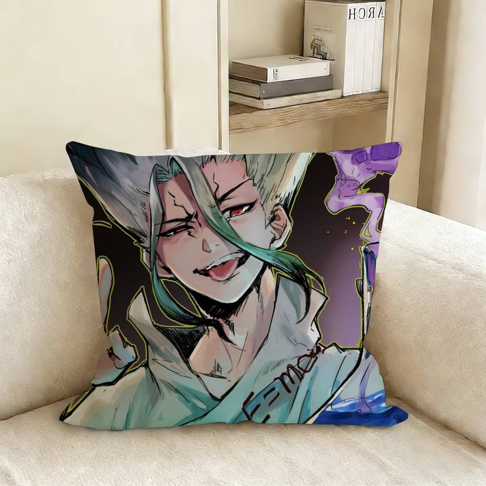 Dr SSTONE Various Sizes Square Pillow Case For Car Home Bedchamber Decor
