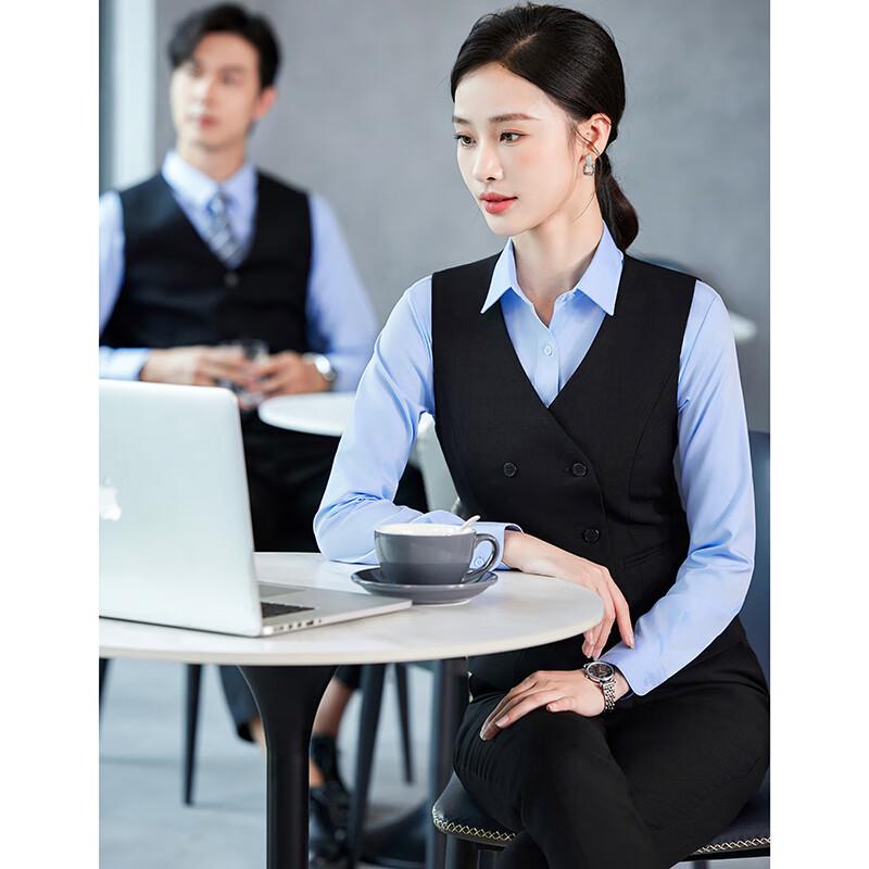 Unisex Bamboo Texture Professional Business Suit Set