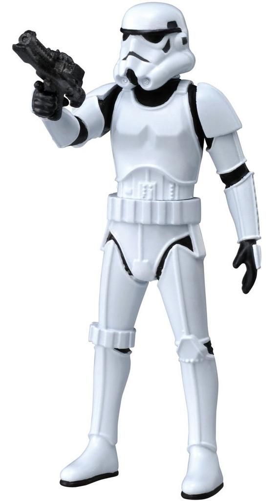Metacolle Star Wars Stormtrooper 78mm painted movable figure #02 approx. die-cast
