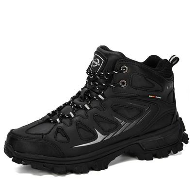 New Designers Popular Cow Split Warm Snow Boots Men Outdoor Casual Men Work Ankle Boots Male Short Plush Shoes Trendy
