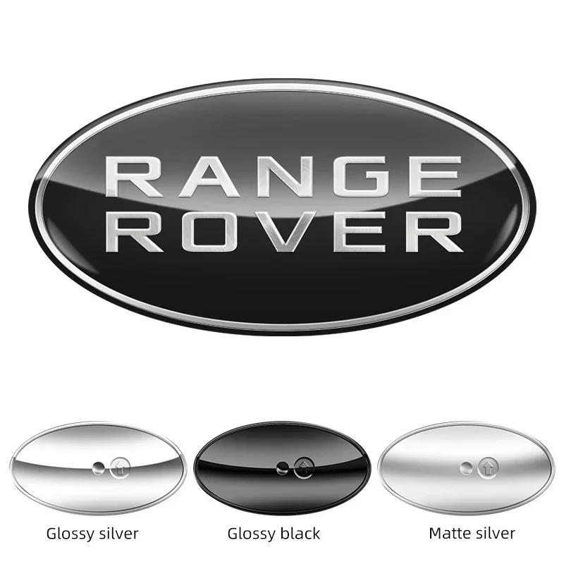 85mm/91mm 3D Logo Land Rover Badge Car Front Grille Emblem Rear Trunk Sticker For Land Range Rover Discovery Evoque Defender XS1
