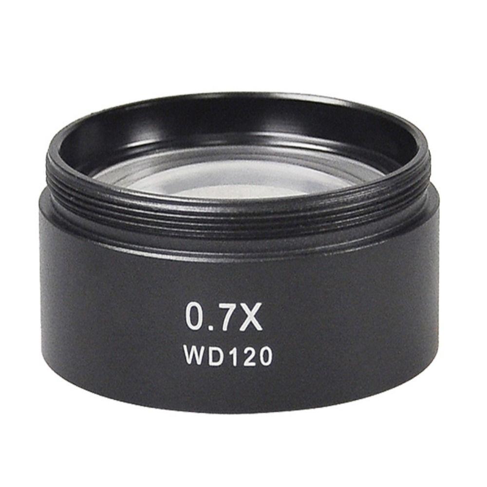 WD165 0.5X WD120 0.7X Microscope Auxiliary Objective Optical Glass Anti-oil Fume Barlow Lens HD High Quality Magnifying Glass