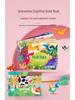 Children's Handmade Animal Cognition Quiet Book: Early Education & Sticker Learning Toy
