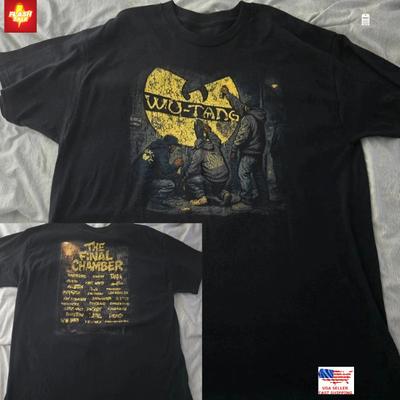 REIMPRESSÃO - Camiseta Wu-Tang Clan The Final Chamber Tour Camiseta Unisex Todos os Tamanhos