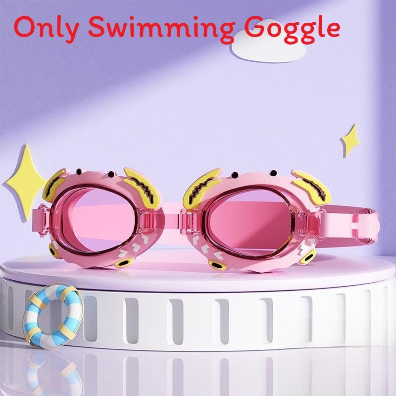 Waterproof Childrens Swimming Goggles With Anti Fog Coating And Pc Lens For Kids Pink