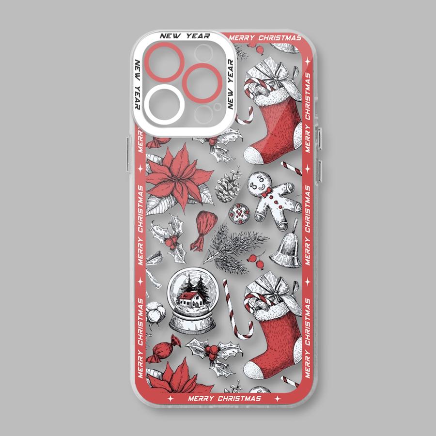 Winter Merry Christmas Phone Case for Redmi Note 10 12 13 4G 5G 10S 10Pro 10Lite 11 11S 11Pro 12Pro 13Pro 4G5G 11 12 13ProPlus5G
