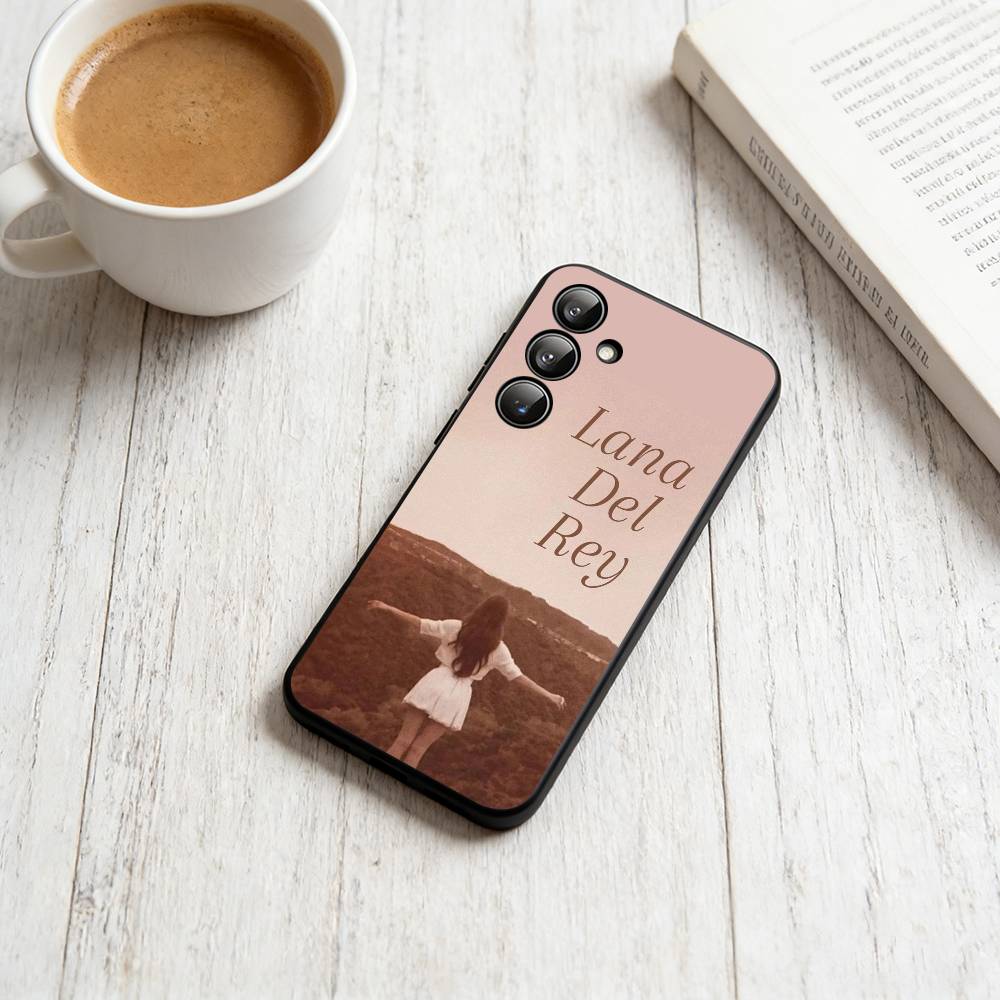 

L-Lana Del Rey Phone Case For Samsung Galaxy A73,A72,A71,A70,A53,A52,A51,Others Soft Black Cover Samsung a11