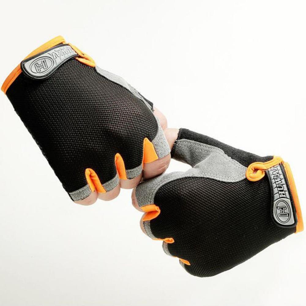 

Мужские перчатки без пальцев, для велоспорта и вождения, перчатки без пальцев, тонкие для весны и лета, для занятий спортом на открытом воздухе, альпинизма, фитнеса, нескользящие перчатки L красный