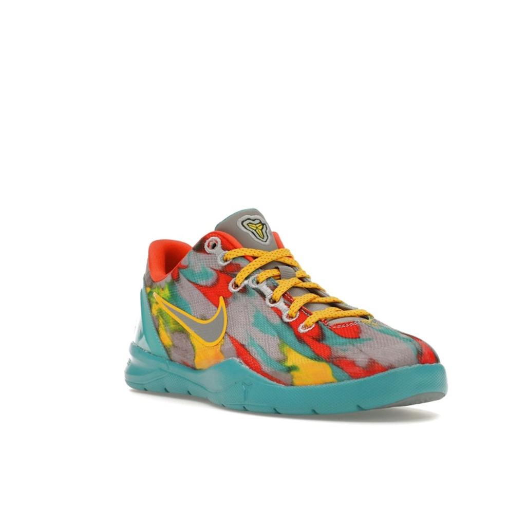 Nike Kobe 8 PS Venice Beach 2024 Kids Sneakers Blue Stadium-Grey Metallic-Silver HF7320-001