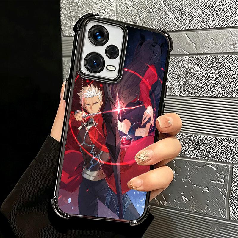 Fate Zero Stay Night Archer Plating Phone Case For Xiaomi Redmi Note 14 15 Pro Plus 13 12 11 11S 11T 10 9S 9 5G Anti-Fall Airaba