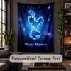 Tapeçaria de Parede Personalizada, Texto Personalizado do Tottenham Hotspur FC, Arte de Parede em Tecido Macio Para Decoração de Interiores
