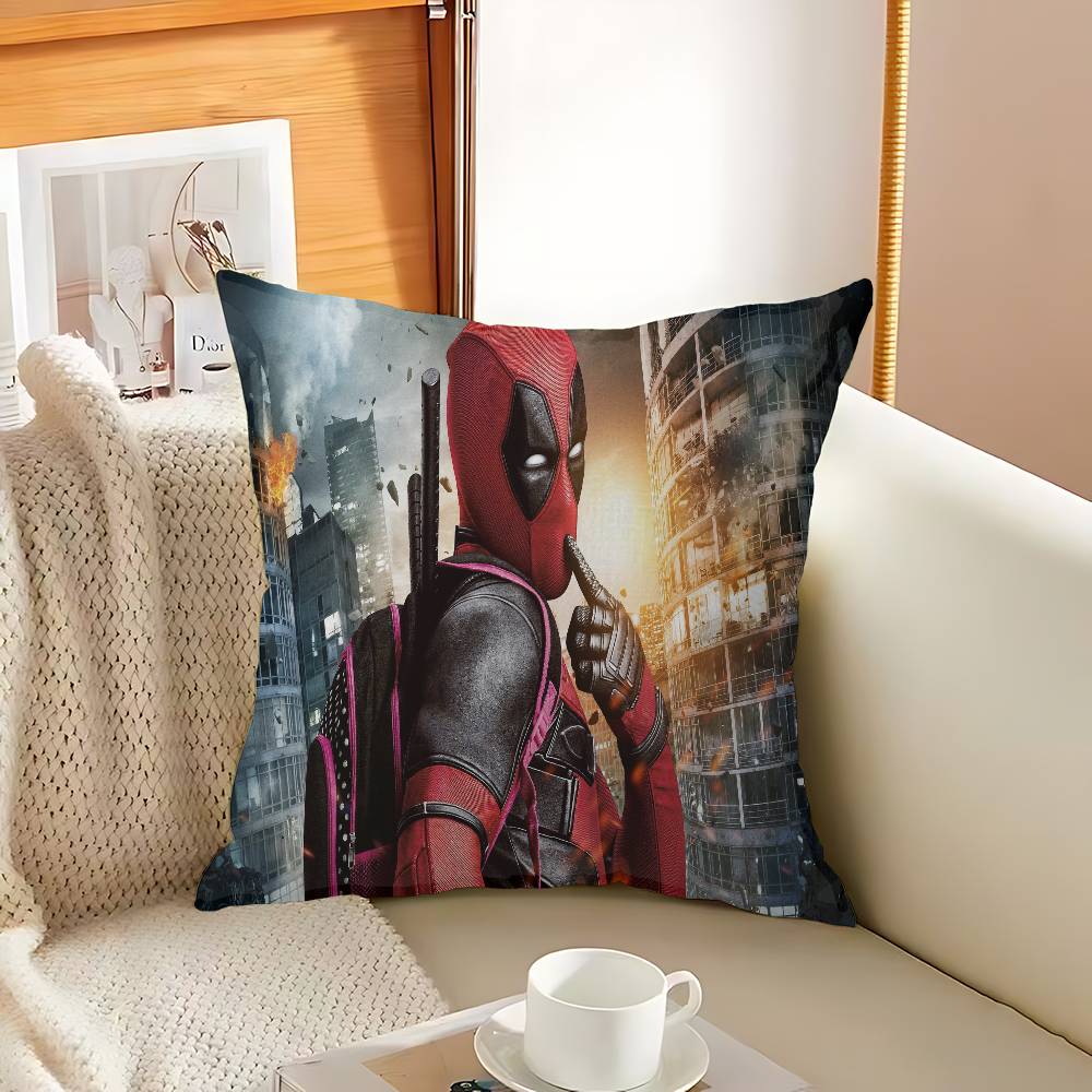 Anime Fantasy D-Deadpool Federa Cuscino Federa Cuscino Rivestimento Divano Cuscino da Lancio Decorazione Casa Federa