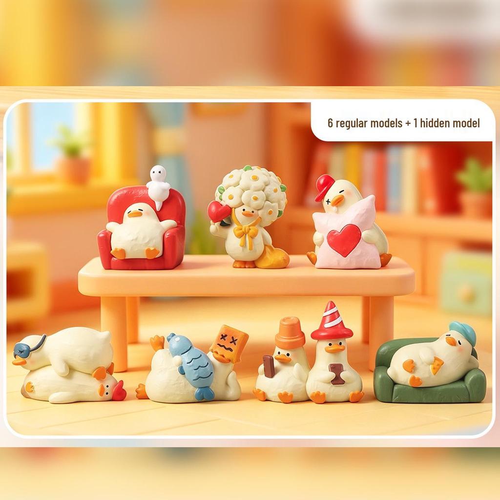 Roly-Poly Tang Dynasty Blind Box: Ancient Style Ornaments & Desktop Toys