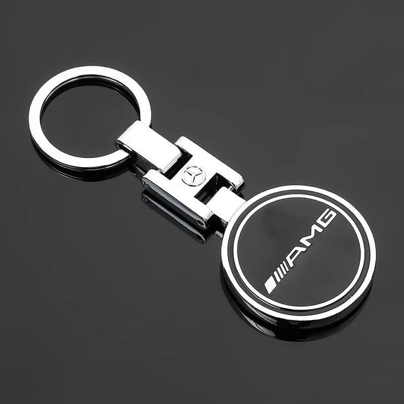 

GLC GLB 3D Metal Benz Badge Keychain Keyring Emblem Car Accessories For Mercedes Benz AMG W206 W220 W212 W201 W210 W108 W168 W2