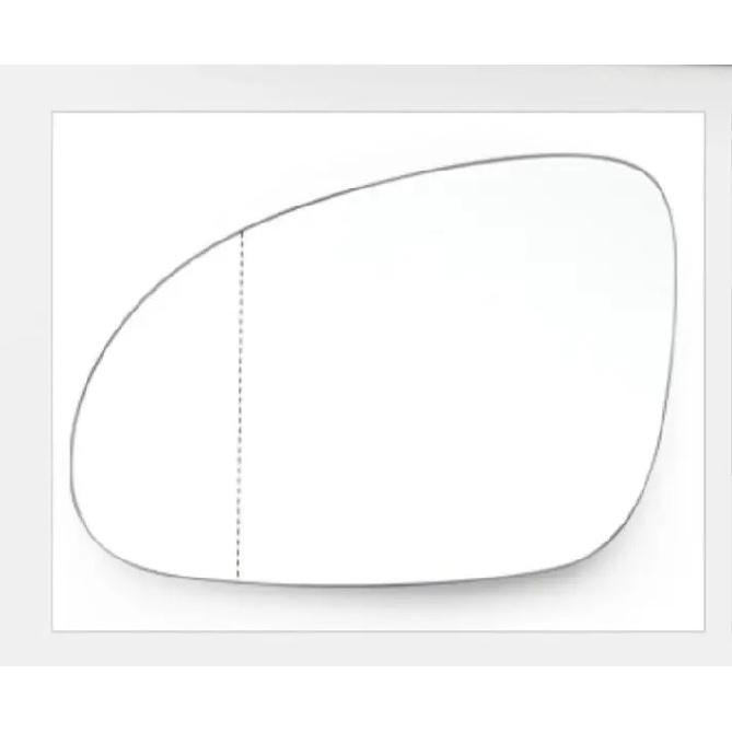 Convex Heated Side Mirror Glass for VW Golf 5 V MK5 GTI Jetta Passat B6 Variant Plus 2002 2008 Sharan Auto Rearview Left Right