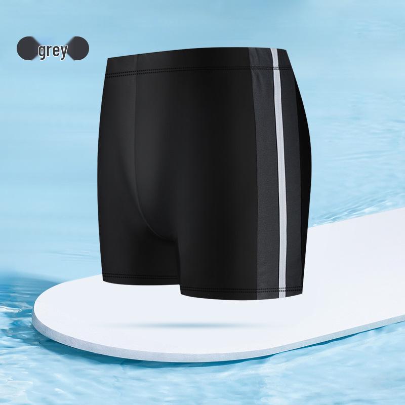 Men's Slimming Square Leg Swim Trunks - Anti-Embarrassment, Fashionable Swimwear for Summer Beach Vacations