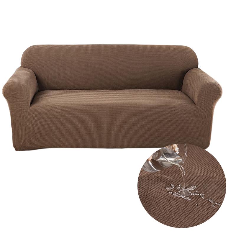 Waterproof Couch Cover, Dual Waterproof Sofa Cover, Stretch Jacquard Sofa Slipcover, Leakproof Furniture Protector for Kids, Pet