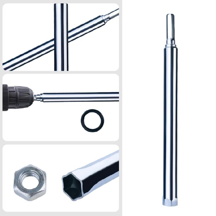 1/4/5 Stück Decken Nivellierhülsen 10-17mm mit 1/4" Sechskantschaft für Präzise und Mühelose Deckenanpassungen