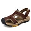 Summer men's sandals Leather slippers casual sports fashion non-slip men's travel shoes Outdoor beach shoes new 2024 large size