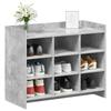 Shoe Cabinet Concrete Grey 85 x 39.5 x 70 cm Engineered Wood