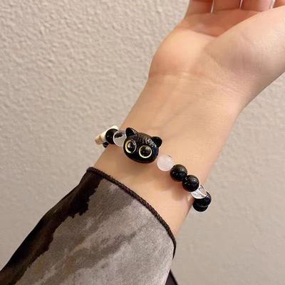 New Hot Selling Big Eyed Cute and Silly Cat Head Bracelet