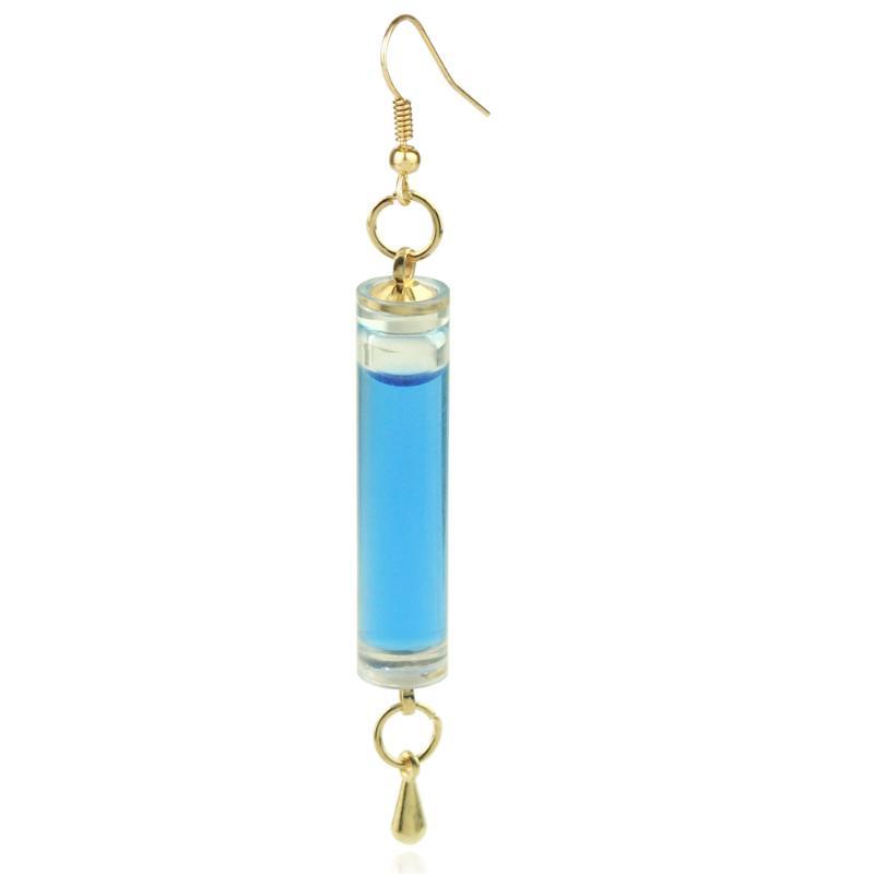 Game The Dottore Doctor Cosplay Earrings Ultra-Light Drop Design Costume Jewelry for Long Time Wear Cosplay Parties